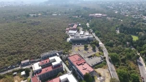 Mexico City Deki Unam Kampüsünün Hava Görüntüsü — Stok video