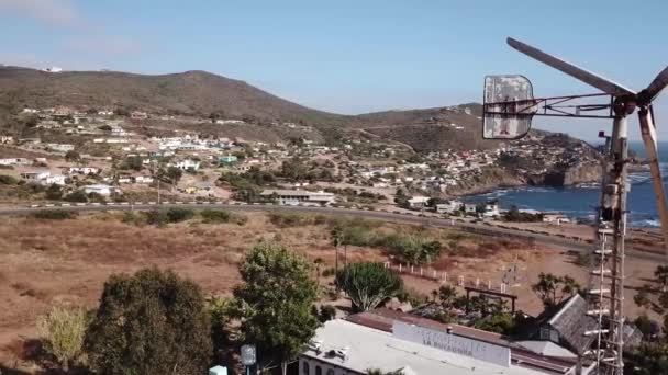 Bahía Detrás Bufadora Ensenada Baja California México — Vídeo de stock