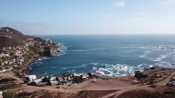 ブファドーラの後ろの湾 エンセナダ カリフォルニア メキシコ — ストック動画