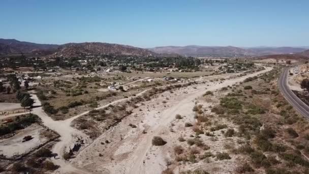 Riverbed Baja California — Stock Video