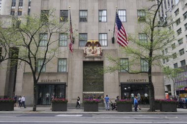 4 Mayıs 2018-new york-ABD-new York'ta beşinci Street'te gökdelen