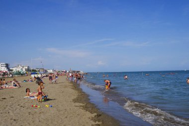 09 Haziran 2018-caorle-İtalya-Caorle beach, güzel şehir Venedik, İtalya