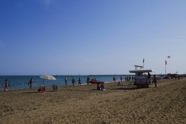 09 Haziran 2018-caorle-İtalya-Caorle beach, güzel şehir Venedik, İtalya