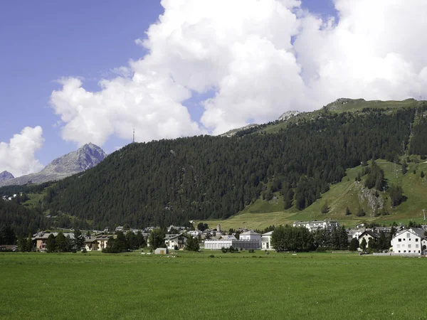 Görünüm Celerina güzel dağ köyü