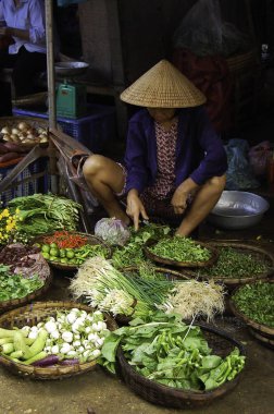 29 Eylül 2006-hoi an-vietnam-hoi sokak satıcıları Hoi içinde bir vietnnam sokaklar boyunca
