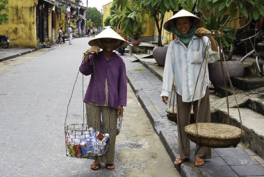 29 Eylül 2006-hoi an-vietnam-hoi sokak satıcıları Hoi içinde bir vietnnam sokaklar boyunca