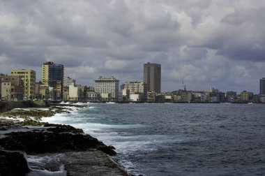 Waterfront şehrin havana Küba'da ' nın