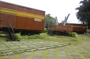 Küba'da Zırhlı tren alarak anıt