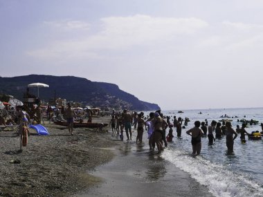 Liguria'daki Pietra Ligure Plajları