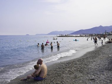 Liguria'daki Pietra Ligure Plajları