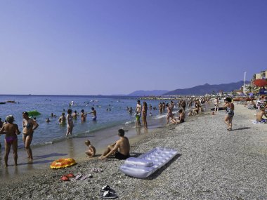 Liguria'daki Pietra Ligure Plajları