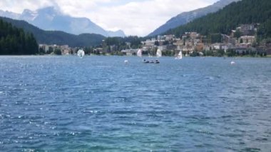 Saitn Morirz Gölü manzarası