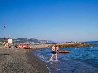 Liguria'daki Loano Plajları
