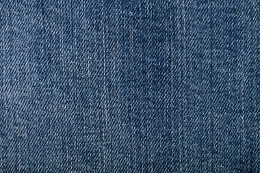 Mavi jeans kumaş. Denim jeans doku arka plan bakış