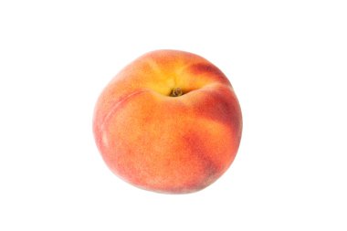 Beyaz arkaplan görünümü üzerinde izole şeftali taze meyve