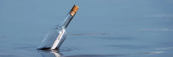 Message in a bottle found on the beach