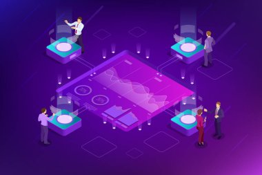 İzometrik büyük veri ağı görselleştirme, gelişmiş analytics, etkileşen veri analiz, araştırma, denetim, demografi, yapay zeka, planlama, istatistik, dijital Dna yapısı, yönetim