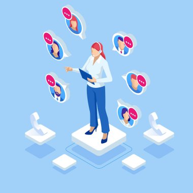 Web sayfa tasarım şablonları için çağrı merkezi desteği 24-7. İzometrik 24 saat müşteri hizmetleri açın. Vektör çizim müşteri hizmetleri, destek veya Crm