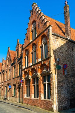 Eski binalarda renkli: Bruges, Belguim