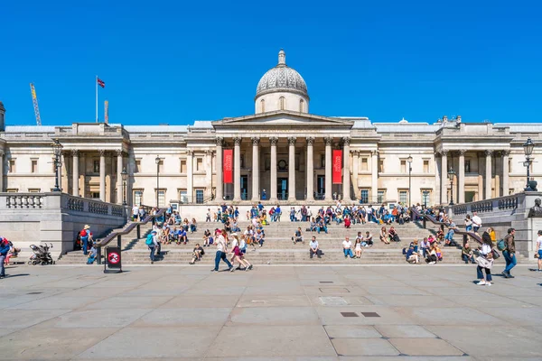 Londra Mayıs 2018 National Gallery 1824 Kurulan Merkezi Londra Trafalgar — Stok fotoğraf