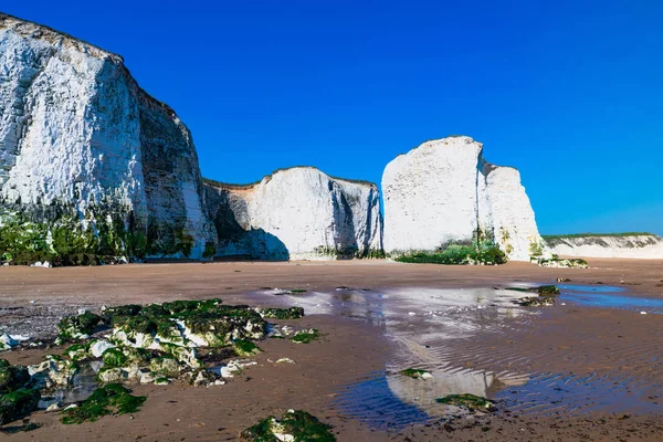 Vista Del Mare Con Bassa Marea Spiaggia Botany Bay Margate — Foto Stock