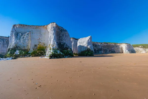 Blick Auf Ikonische Weiße Kreidestapel Klippen Und Strand Der Botanikbucht — Stockfoto