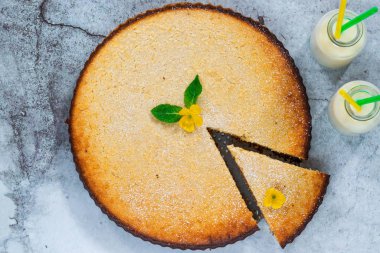 Limon ve almon tart - ana sayfa görünümü