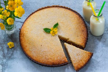 Limon ve almon tart - ana sayfa görünümü