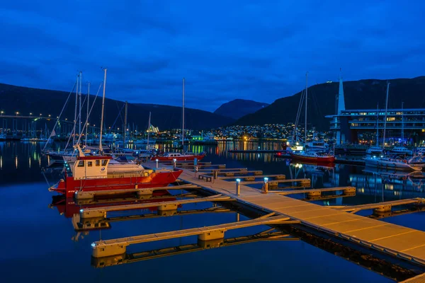 마리나 노르웨이 2018 그것은 만드는이 Troms 대서양에 즉각적인 액세스를 — 스톡 사진