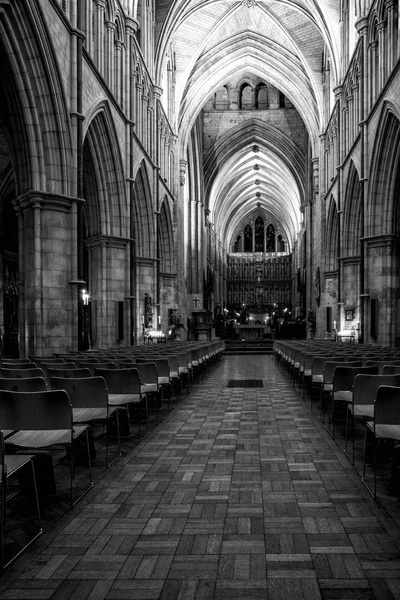 London February 2017 Interior View Southwark Cathedral Built Gothic Style — Stock Photo, Image