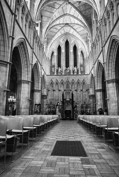 London February 2017 Interior View Southwark Cathedral Built Gothic Style — Stock Photo, Image