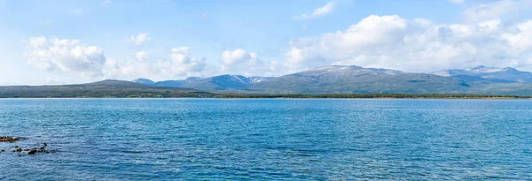 Panoramautsikt Över Fjorden Från Tromsö Tromsoja Norge — Stockfoto