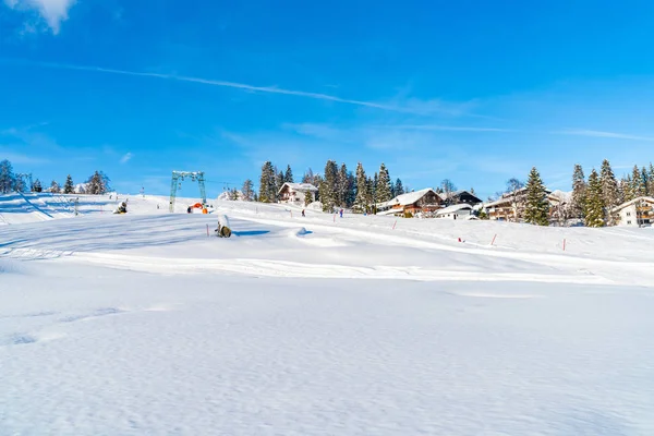 Seefeld Áustria Janeiro 2019 Pessoas Gostam Esquiar Encostas Seefeld Bem — Fotografia de Stock