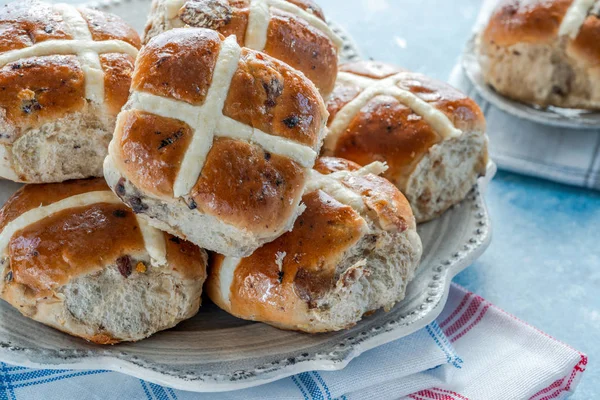 Hot cross buns - traditional Easter food