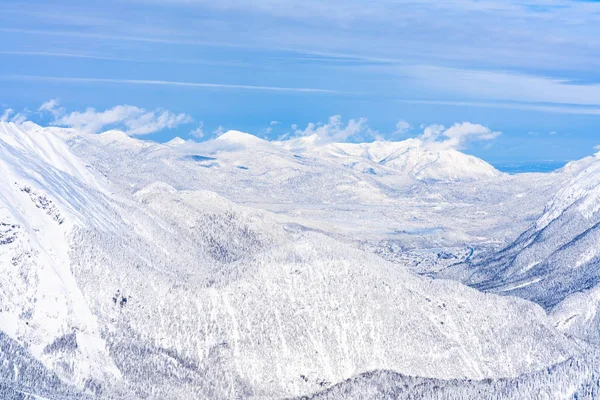 Χειμερινό Τοπίο Χιόνι Που Καλύπτει Τις Άλπεις Στο Ζέεφελντ Στην — Φωτογραφία Αρχείου