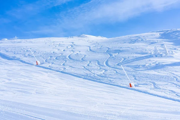 Paesaggio Invernale Con Alpi Innevate Seefeld Nello Stato Austriaco Del — Foto Stock