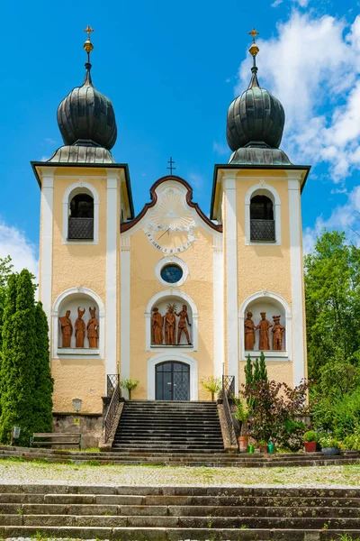 Biserica Kalvarienberg Kalvarienbergkirche Din Bad Ischl Austria — Fotografie, imagine de stoc