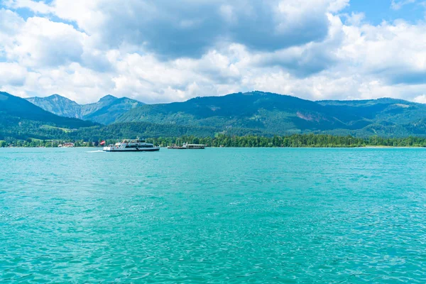 Wolfgang Austria Julio 2019 Los Visitantes Disfrutan Crucero Por Lago — Foto de Stock