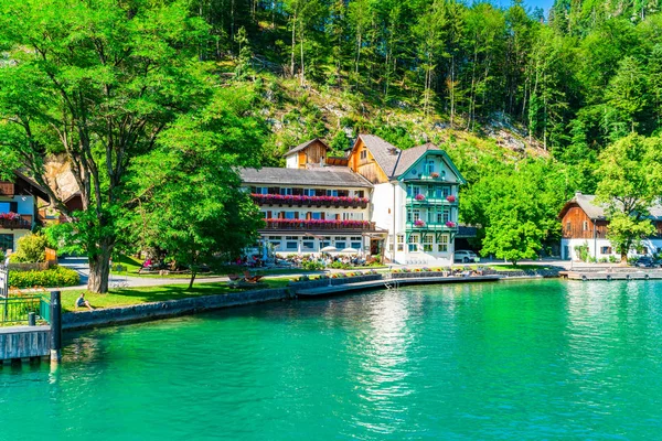 Furberg Áustria Julho 2019 Furberg Uma Vila Costa Noroeste Lago — Fotografia de Stock