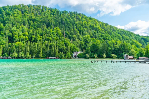 Lago Wolfgang Región Turística Salzkammergut Austria — Foto de Stock