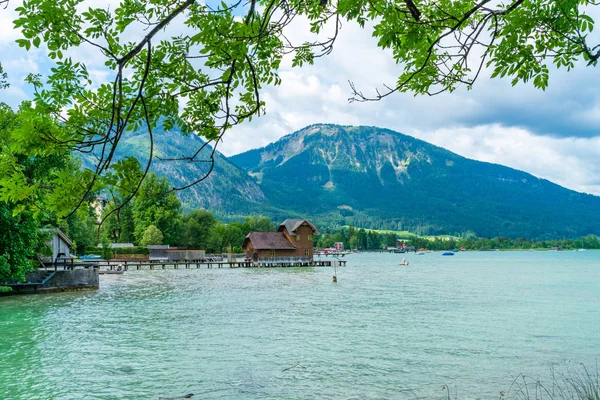 Lago Wolfgang Región Turística Salzkammergut Austria —  Fotos de Stock