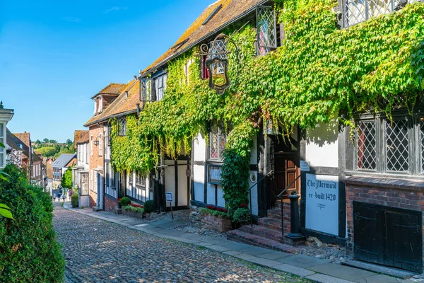 Rye Reino Unido Setembro 2019 Uma Pequena Cidade Inglesa Rye — Fotografia de Stock