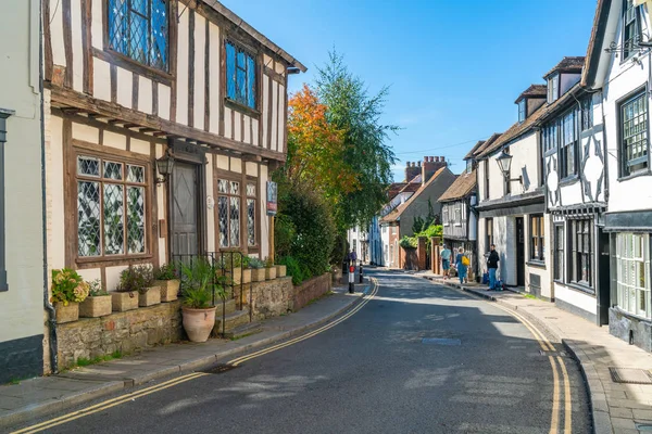 Rye Reino Unido Setembro 2019 Uma Pequena Cidade Inglesa Rye — Fotografia de Stock