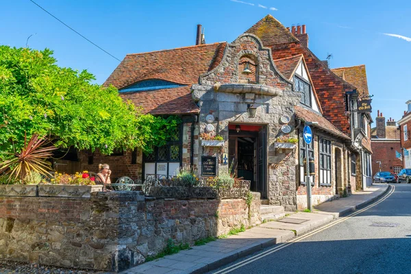 Rye Reino Unido Setembro 2019 Uma Pequena Cidade Inglesa Rye — Fotografia de Stock