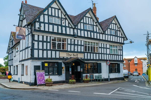 Tewkesbury Eylül 2019 Tewkesbury Junction River Severn River Avon Ngiltere — Stok fotoğraf