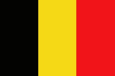 Belgium flag as vector clipart