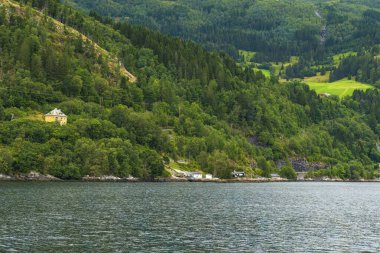 Norveç 'teki Sognefjord' un güzel manzarası