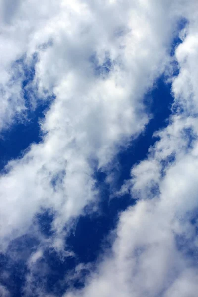 Blue sky with cloud closeup. — Stock Photo, Image