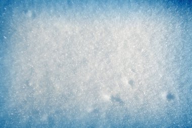 Macro shot from Snow. Christmas abstract background. clipart