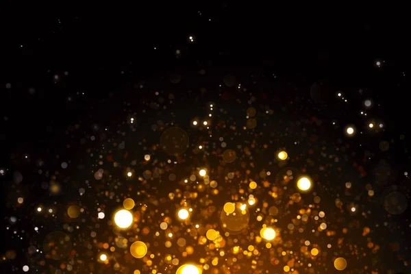 Astratto oro bokeh background.Glitter vintage luci di sfondo . — Foto Stock